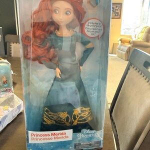 Disney Princess Merida Doll with Red Hair and Blue Dress